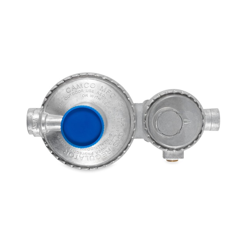 Camco Vertical Two Stage Propane Regulator - Compatible with 20