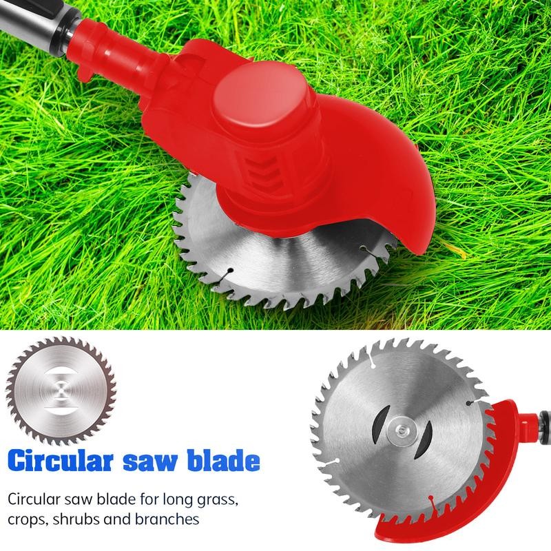 24V Electric Grass Trimmer With 6000mAh Battery Lawn Mower Powerful