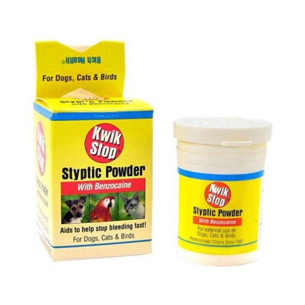 Fyzpaea Kwik Stop Styptic Powder Helps Stop Nail Bleeding Fast!