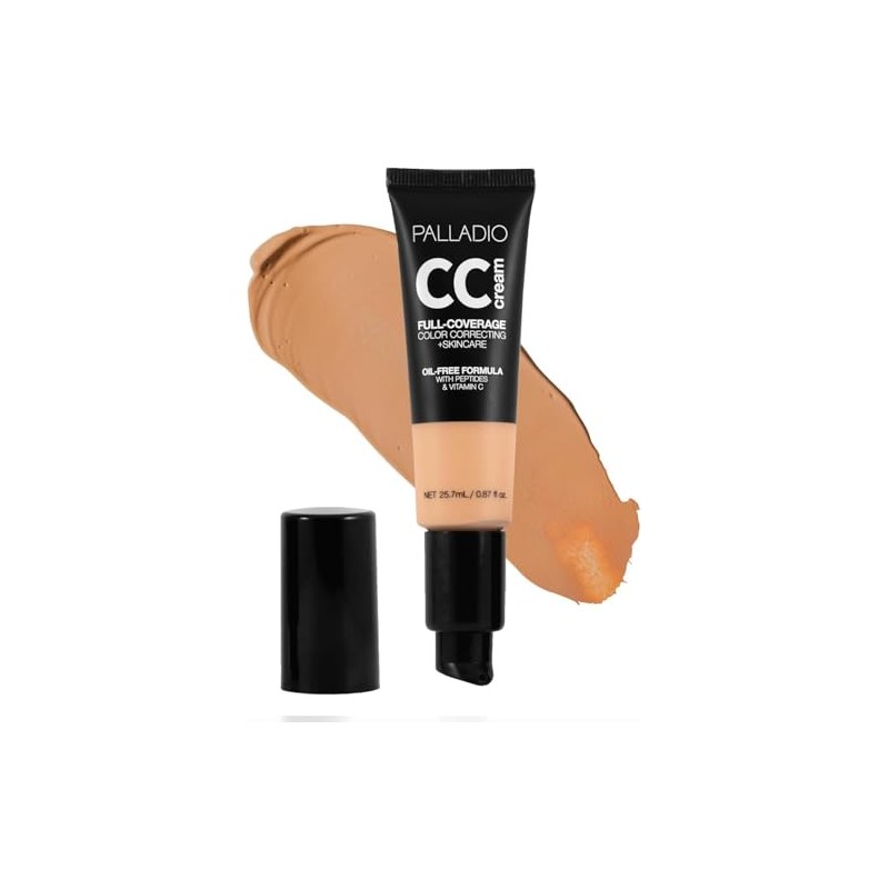 Palladio CC Cream Corrector de Cobertura Completa sin Aceite Medium