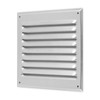Klimapartner WGQ Aluminium Ventilation Grille, Weather Protection Grille