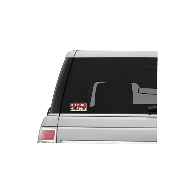 Vinyl Junkie Graphics Zombie Zone Sticker/Decal