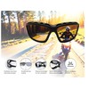 Anti-Fog Safety Motorcycle Night Riding Sunglasses Foam padded Goggle, Dustproof,