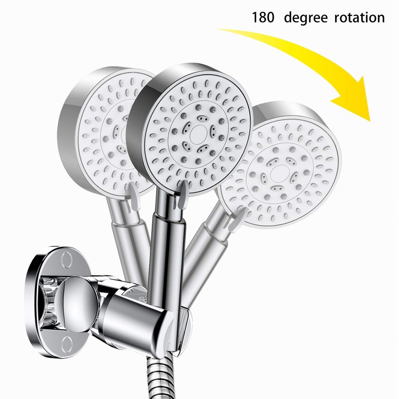 Shower Head Holder Wall Mounted, Screw Mounted Shower Spray Holder,Adjustable