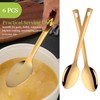 TUPMFG 6 Pieces Serving Spoons Set,Food Grade Stainless Steel Large
