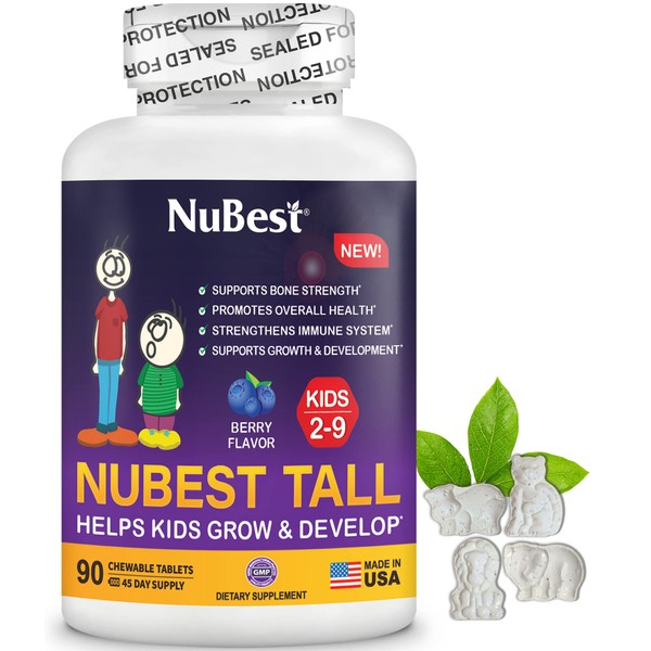NuBest Tall Kids - Toddlers Vitamins and Kids Vitamins for