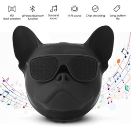 Bluetooth Speaker, Dog Shaped Creative Speaker, 4.1 Bluetooth Chip, Portable Stereo Sound Music Player in Dog Shape, Bluetooth Wireless Speaker, Large Memory with 32G