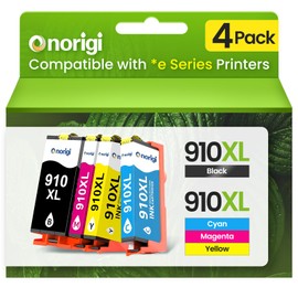 Onorigi 910xl Ink Cartridges Replacement for HP 910 Ink HP 910xl Ink Cartridges Combo Pack with HP OfficeJet Pro 8025e 8015e 8022e 8028e 8035e 8025 8035 8020 8022 Printer 4Pack