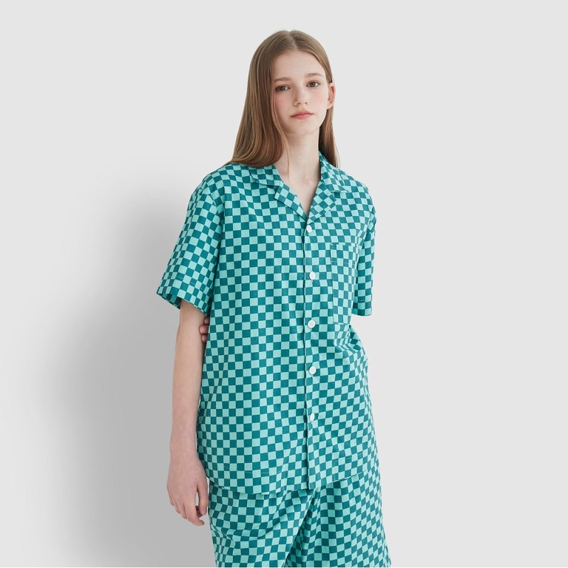 JAJU [Patina by JAJU] [Unisex] Sailing Cotton 5-part Pajama Set