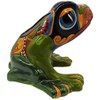 Talavera Pottery Store Frog Planter Large Eyes Hand Painted Indoor