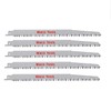 Pack of 5 Special Saw Blades for Fresh Wood, Green