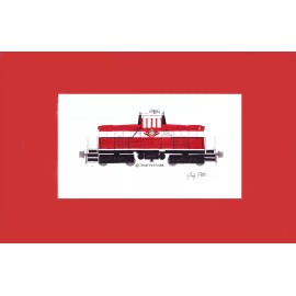 Middletown & Hummelstown 65-Tonner #2 8.5"x11" Matted Print Andy Fletcher signed