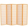 Red Lantern WP60-HON-5P Folding Screen, 5 Panel, Honey