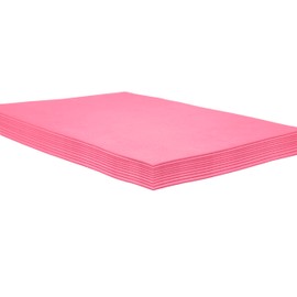 Pink EVA Foam Sheets, 9 x 12 Inch, 2mm Thick Handicraft Foam Paper for Arts and Crafts, by ACTIVITYya - 10 Sheets
