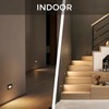Arotelicht 8Pack LED Recessed Step Light with Motion Sensor, Warm
