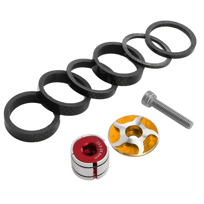 CANSUCC Bicycle Headset Spacer Set with Stem Top Cap and