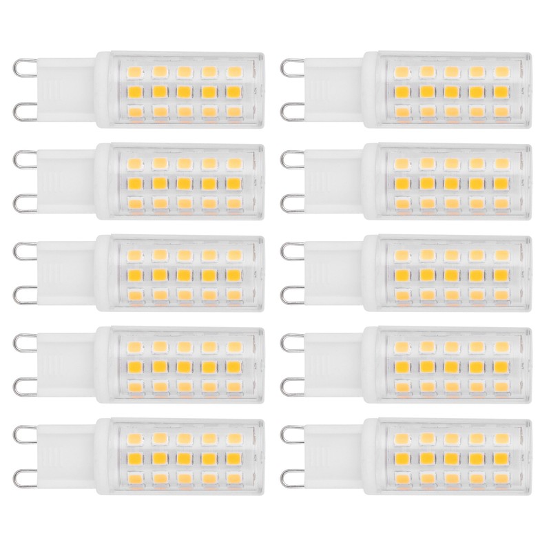 10PCS G9 Base LED Light Bulb 4W 54LED BiPin Bulb
