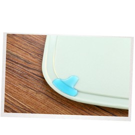 COLLBATH Non Slip Plastic Cutting Board Mat with Hanging Hole Safe and Kitchen Tool for Fruits Meat Vegetables and Fish Green