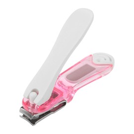 VOCOSTE Nail Clippers Portable Stainless Steel Nail Clippers for Nail Care 1 Pcs Pink