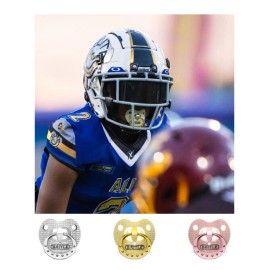 Battle Sports Oxygen Binky Mouthguard with Lip Guard 3D DIAMOND - Gold