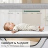 Cowiewie Bassinet Bedside Sleeper, Portable, Breathable, Adjustable Baby Bedside Bassinet