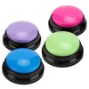 4pcs Record Talking Button Multifunctional 30S Dog Communication Buttons for