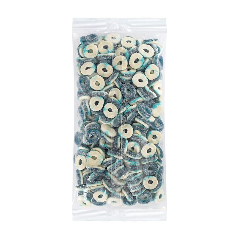 Kervan Candy Bebeto Blue Raspberry Rings - Fruity, Soft, Sweet