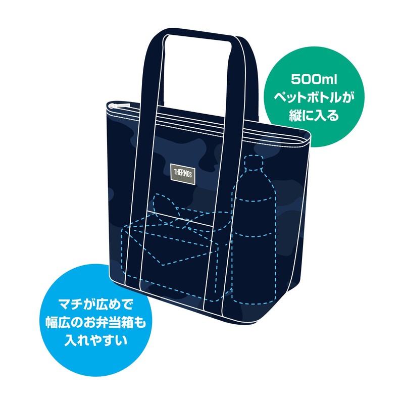 Thermos RFF-007 NV-C Insulated Lunch Bag 7L Navy Camouflage