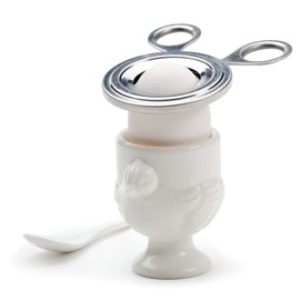 RSVP International Endurance Kitchen Tool Collection Durable & Easy to Clean, Dishwasher Safe, Egg Topper, Stainless Steel