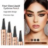 Eyebrow Pencil, Microblading Eyebrow with 4-Fork Tip Magic Brow Tattoo