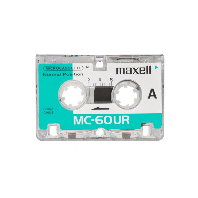 Maxell MC-60 UR Micro Cassette Audio recording Tapes (Pack of