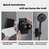 DASITON Large Wall Mount Strong Adhesive Waterproof Handheld Shower Holder,Shower
