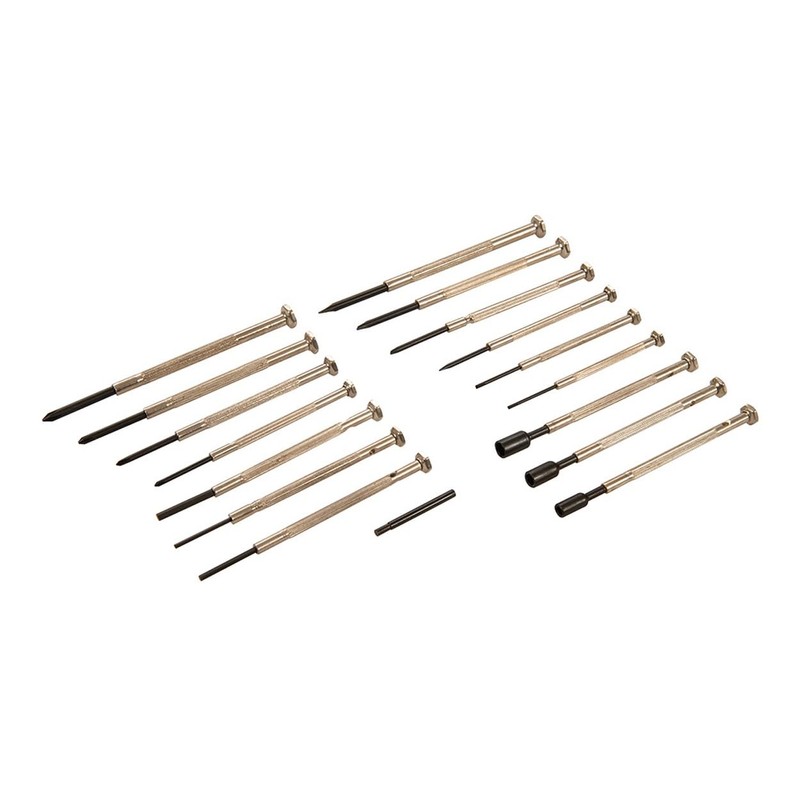 Silverline Jewellers Precision Screwdriver Set 16pce (633888)