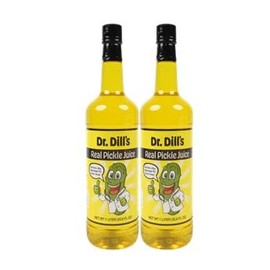 Deli Direct Dr. Dill’s Pickle Juice – Electrolyte-Rich Drink for Hydration, Muscle Cramp Relief & Recovery, Bold Dill Pickle Flavor, 2 Pack
