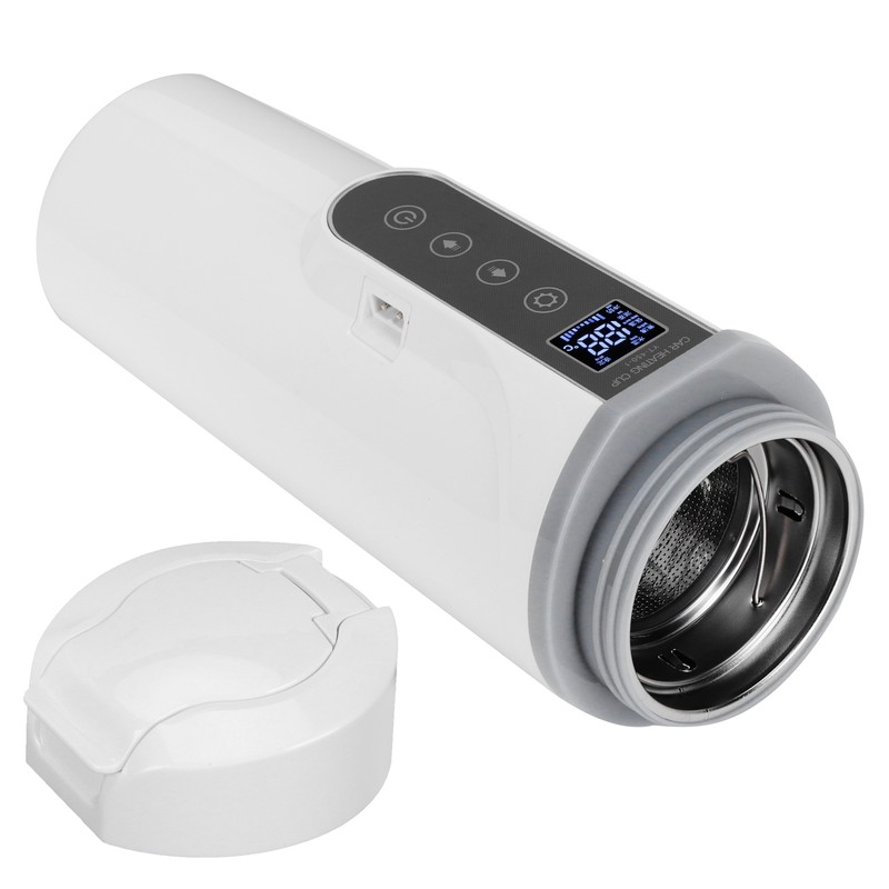 450ml Vacuum Cup Digital Insulated Water Bottle Car Heating Cup