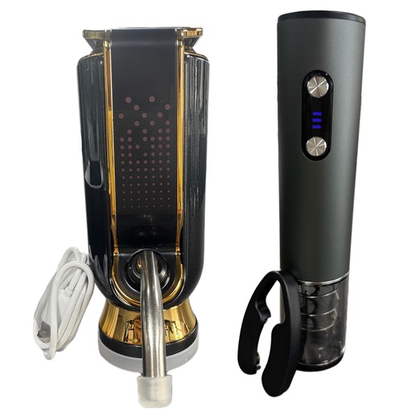 2026 Upgraded 4-IN-1 Electric Wine Decanter Set with Electric Wine