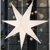 BRUBAKER 60 cm Christmas Star for Indoor Use - LED