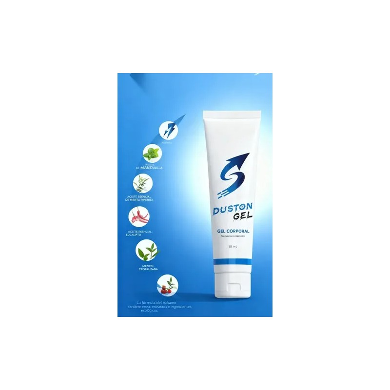 Duston Gel Corporal Tubo Sensación Caliente Efectivo