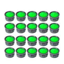 WMLBK 20PCS Basin Tap Filter-Tap Aerator- Faucet Plastic Insert Replacement Nozzle Filter - Faucet Flow Restrictor Replacement Parts for Kitchen,Bathroom