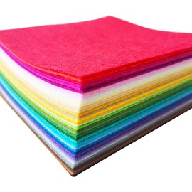 ZGXY Felt Sheets, 40 Pcs 8 X 12 inches (20 X 30cm) 1mm Thick Soft Felt Fabric Sheet, DIY Craft Sewing Pre-Cut Quilt Squares, Premium Colorful Hard Fabric Sheets for Handmade Crafting and DIY Projects.