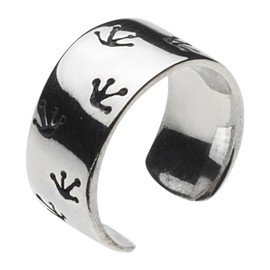 [ceynote] Cenote E0240 [Silver Accessories] frog siruettosiruba-iya-kahu