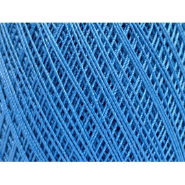 Ice Yarns Blue Daphne Cotton Crochet Thread - 100% Mercerized Cotton Thread 50 Grams (1.76 Ounces) 282 Meters (308 Yards)