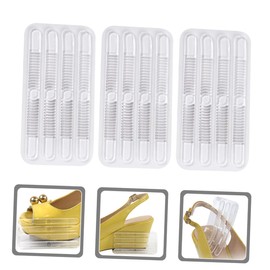 PACKOVE 12pcs Transparent Stickers Insoles for High Heels Heel Liners Grips Heel Grips for Slingback Shoes