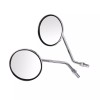 KEEPDSGN Round Chrome Motorcycle Rear View Mirrors For Kawasaki KZ400