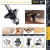 Akylin 6PCS Roundover Router Bit Set, 1/4 inch Shank, Corner