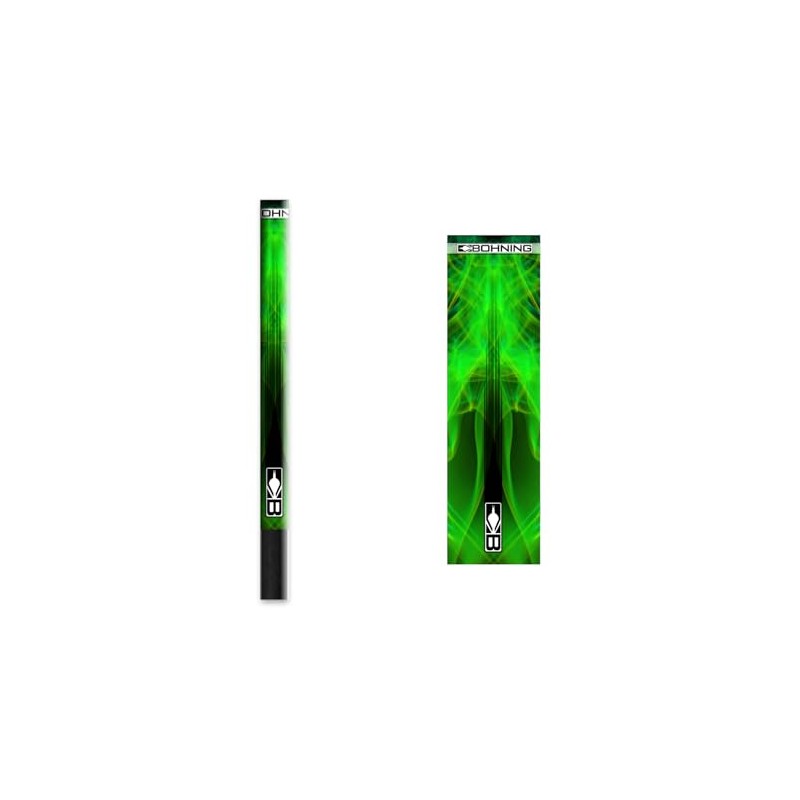 Bohning 4" Abstract Arrow Wraps, Small, Green X-Ray