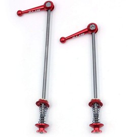 ANCLLO Bicycle Skewer Set, Quick Release Lever, Wheel Hub Set, Front and Rear, Ultralight Titanium Alloy Quick Release Set, for Most Disc Bicycles, Bicycle Replacement Parts Accessories