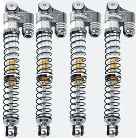 Powerhobby 1/24 Axial SCX24 Aluminum 58mm Long Travel Shocks (Grey)