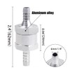Joywayus 1/4" Fuel Non Return One Way Check Valve Petrol