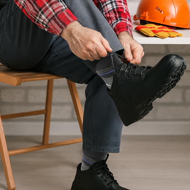 Högert Technik Men's Saar Socks, black